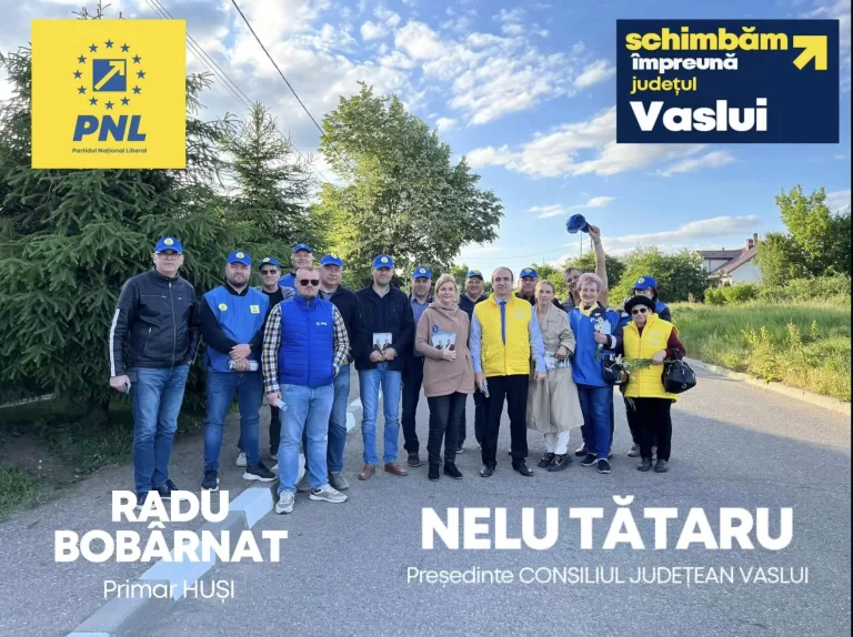 Av. Radu Bobârnat, candidatul PNL la Primăria Huși, discuții cu locuitorii cartierului Recea