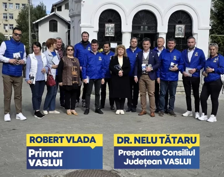 Robert Vlada, candidatul PNL la Primăria Vaslui: ”Împreună, vom construi un Vaslui mai prosper”