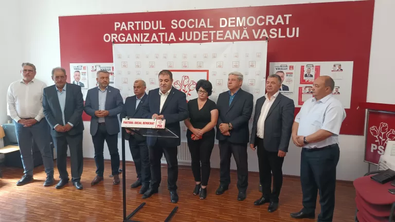 ACUM Conferință de presă la PSD Vaslui. „Mulțumim, vasluienilor!”