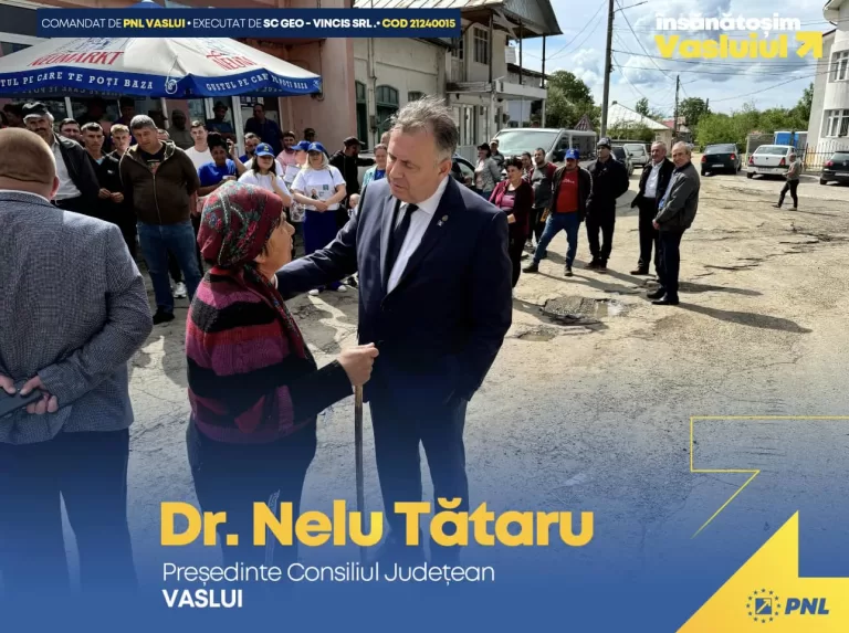 Mesajul dr. Nelu Tătaru, către electoratul din județul Vaslui: ”Am încredere că veți alege schimbarea”