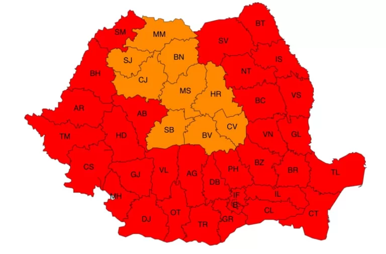 Nu scăpăm de Codul Roșu de căldură! Luni și marți, temperaturi sufocante!