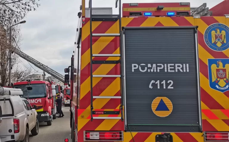 ACUM Incendiu în zona Poligonului de la Paiu, la Vaslui