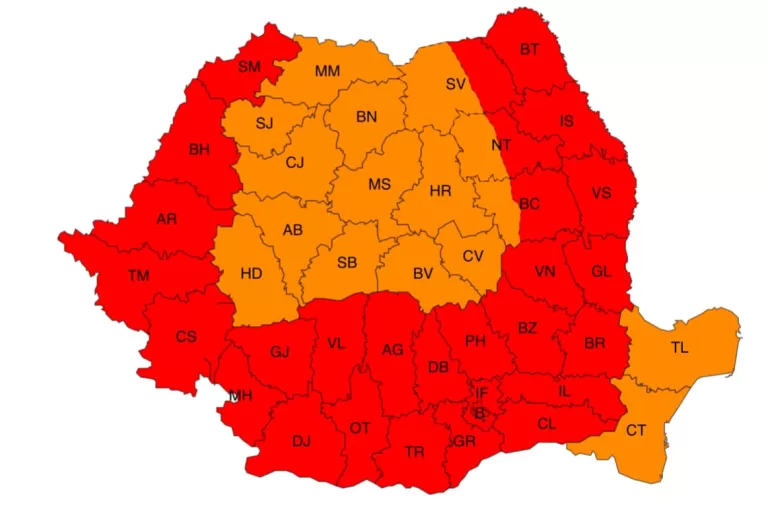 Vasluiul este sub COD ROȘU de caniculă! Week-end cu temperaturi insuportabile!