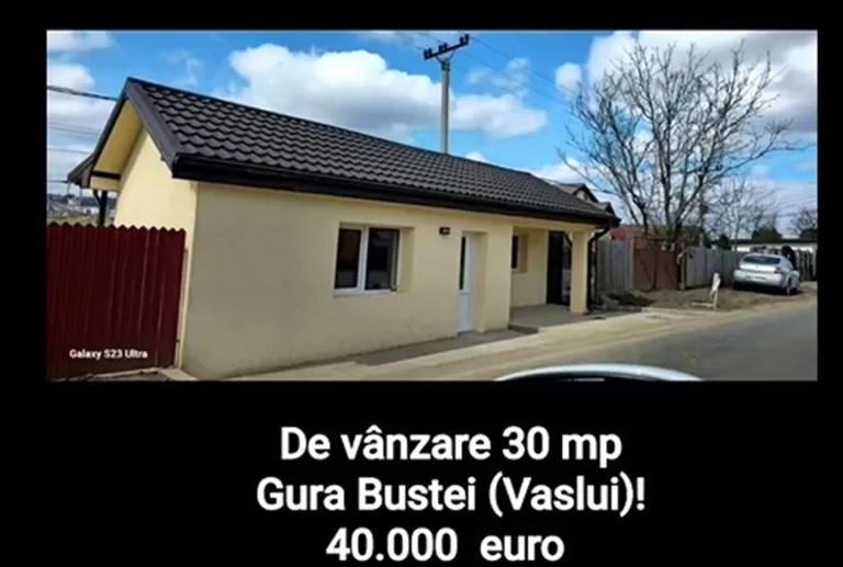 Clădire în Gura Bustei, 30 metri pătrați, scoasă la vânzare cu 1.330 euro/mp!