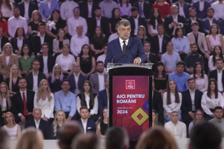 Congresul PSD s-a încheiat. Marcel Ciolacu, candidat la Președinția României, cu 2.257 voturi ”pentru”