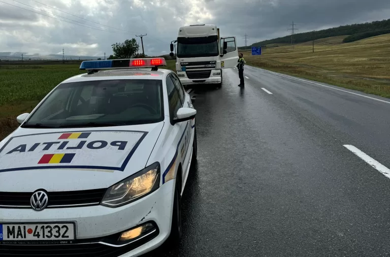 Vineri, acțiune comună a polițiștilor rutieri din România și R. Moldova, la Abița