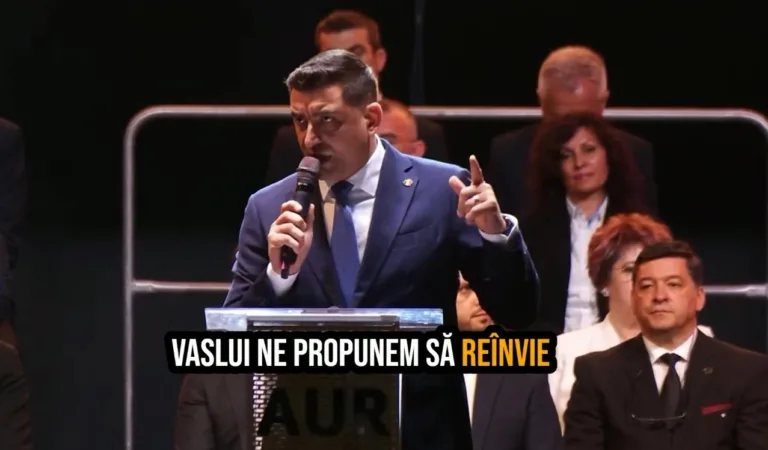 Președintele AUR, George Simion, critică distrugerea industriei din Vaslui. ”Vom reînvia industria locală”