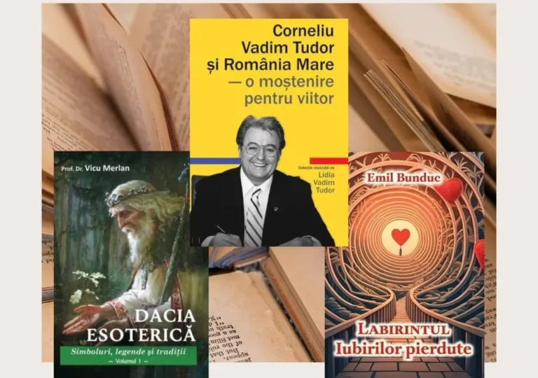 Lansare de carte, la Vaslui, ora 12.00. Va fi lansat volumul ”Corneliu Vadim Tudor și România Mare – o moștenire pentru viitor”