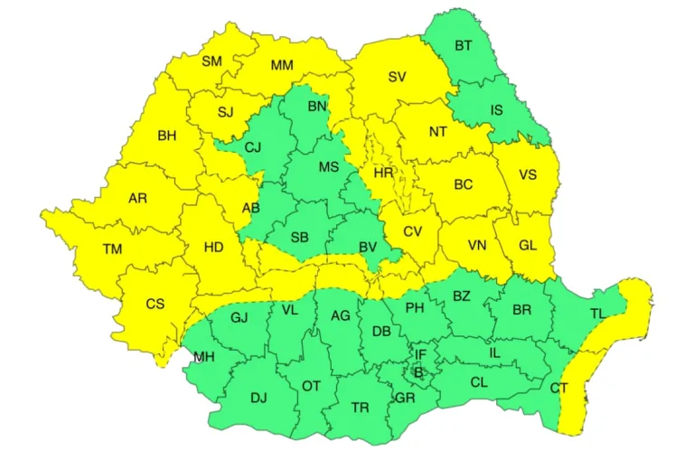 ULTIMA ORĂ Meteorologii anunță Cod Galben de lapoviță și ninsori, începând din această noapte, județul Vaslui este vizat