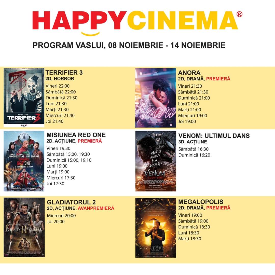 filme happy cinema 9 14 noiembrie 1