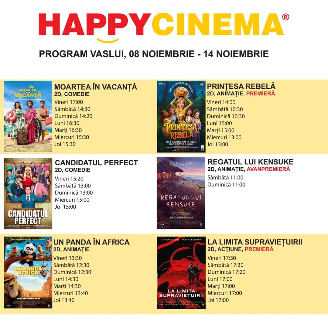 filme happy cinema 9 14 noiembrie 2