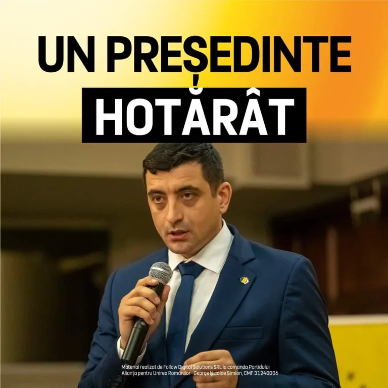 George Simion vine, marți, la Vaslui. Lansarea proiectului ”Planul Simion; Reconstruim România”