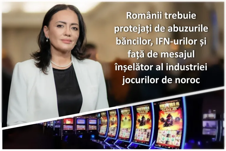 Laura Gherasim (AUR Vaslui, Camera Deputaților): Românii trebuie protejați de mesajul înșelător al industriei jocurilor de noroc