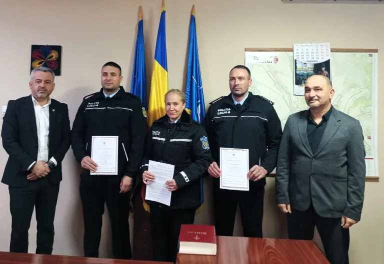 Noi polițiști locali, la Vaslui. Au depus jurământul, ca funcționari publici
