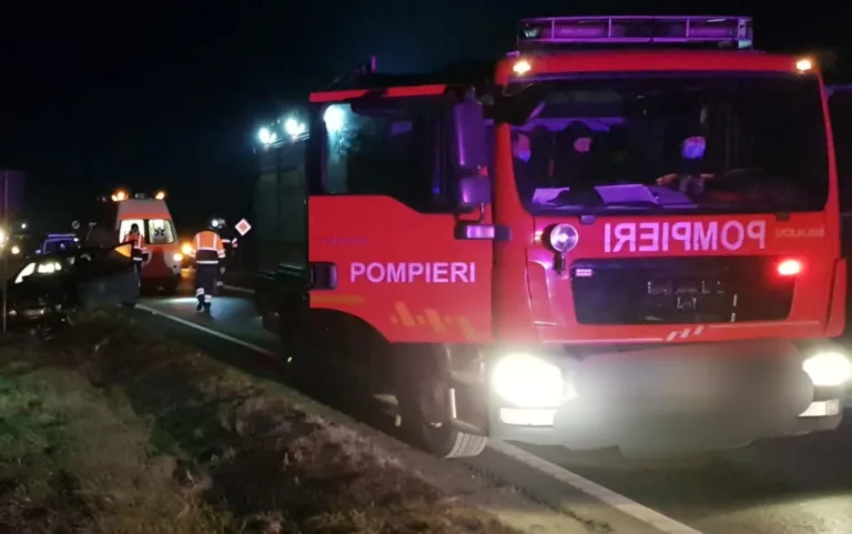 Accident pe DE 581, la Tutova, noaptea trecută