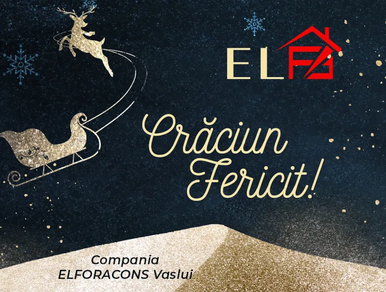Mesajul de Crăciun al companiei Elforacons Vaslui