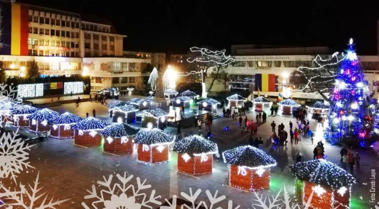 Vasluieni, pregătiți-vă! Pe 1 Decembrie, deschiderea oficială a iluminatului festiv de Sărbători
