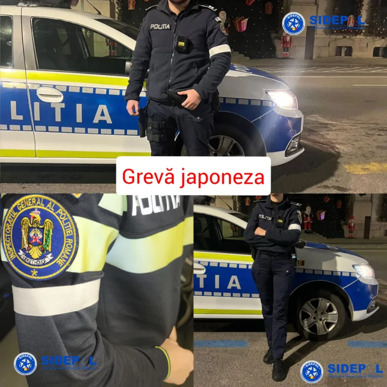 Proteste ale polițiștilor, în toată țara, față de ”Ordonanța-trenuleț”