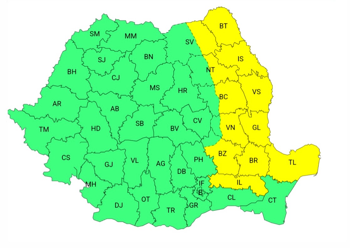 ULTIMA ORĂ Se schimbă vremea! Ninsori viscolite în județul Vaslui! 3 cod galben 20034