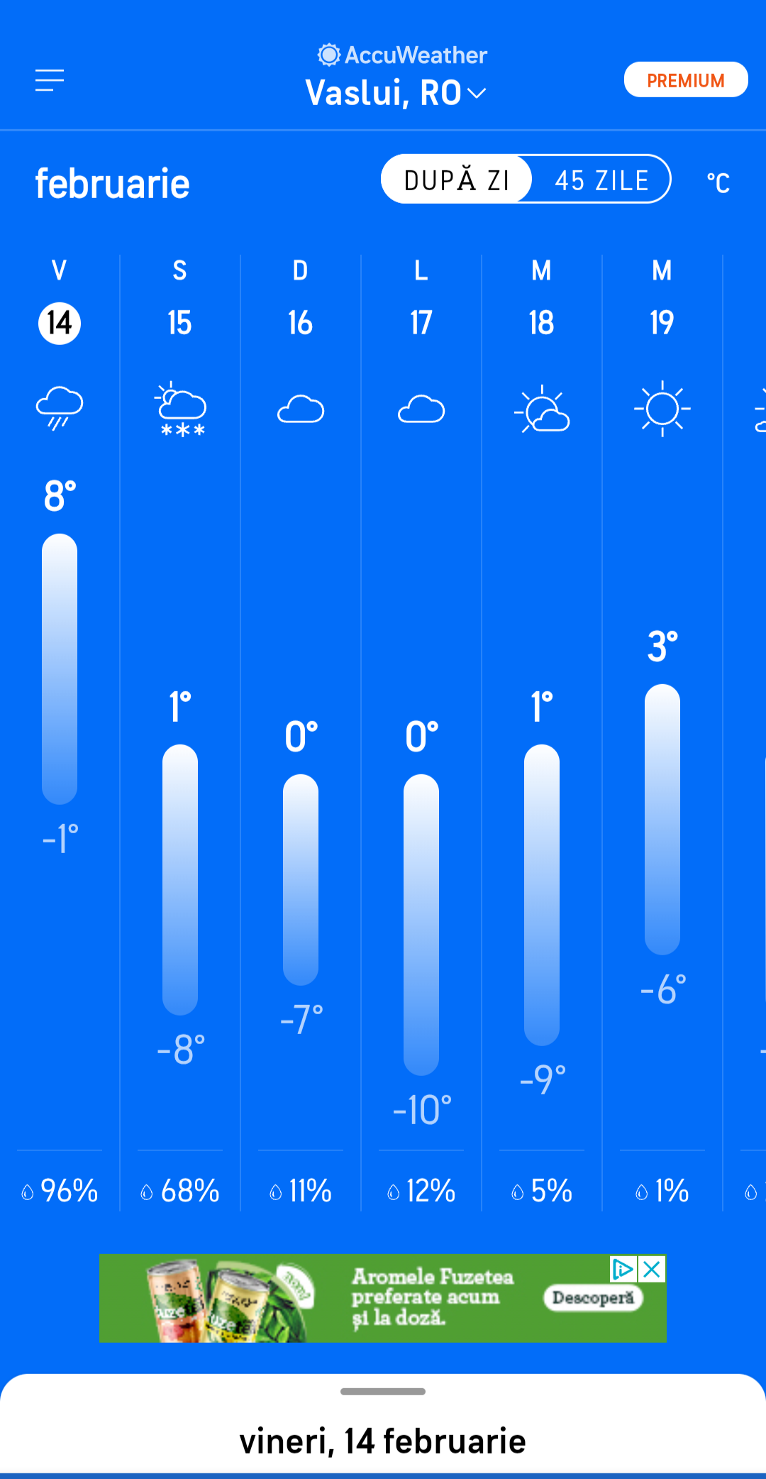 ULTIMA ORĂ Se schimbă vremea! Ninsori viscolite în județul Vaslui! 2 ninsori 14 februarie