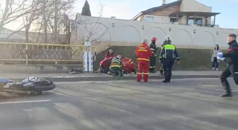 UPDATE: Motociclistul implicat în accidentul de la Moara Grecilor este din Berezeni
