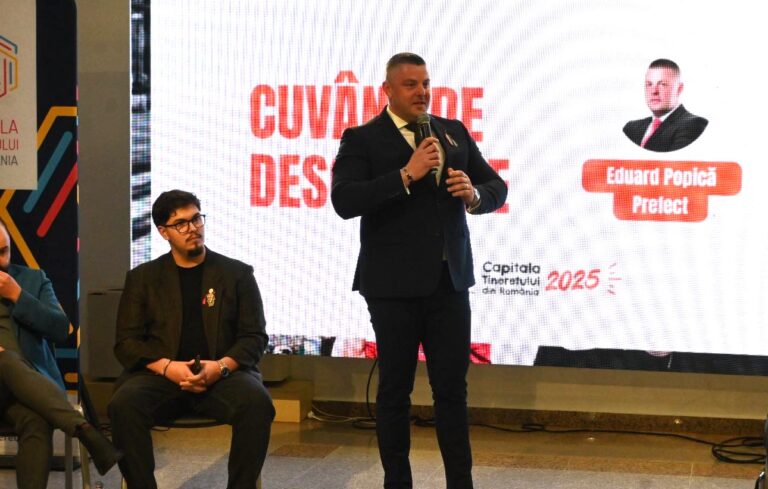 Mesajul prefectului Eduard Popica, pentru Vaslui-Capitala Națională a Tineretului 2025: ”Sperăm să fie cât mai mulți tineri”