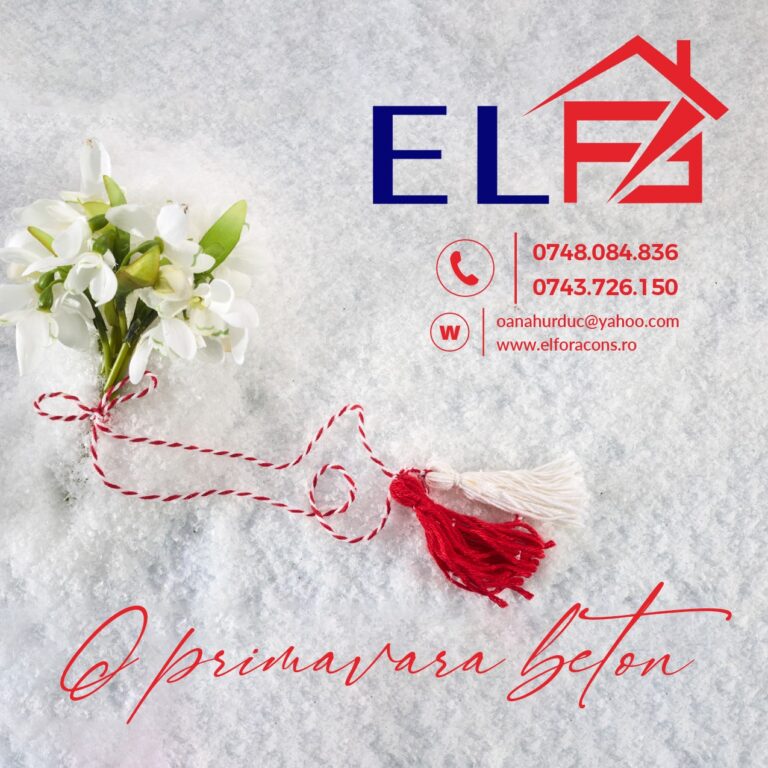 1 Martie – Mesajul Companiei Elforacons Vaslui
