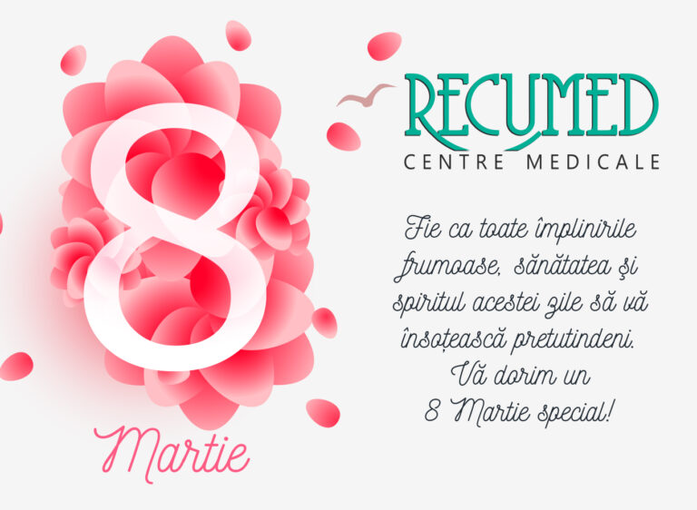 Mesajul de 8 Martie al conducerii Clinicii Recumed Vaslui