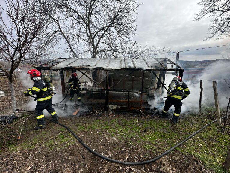 Incendiu la un solar de legume, pe strada Plevnei, la Vaslui