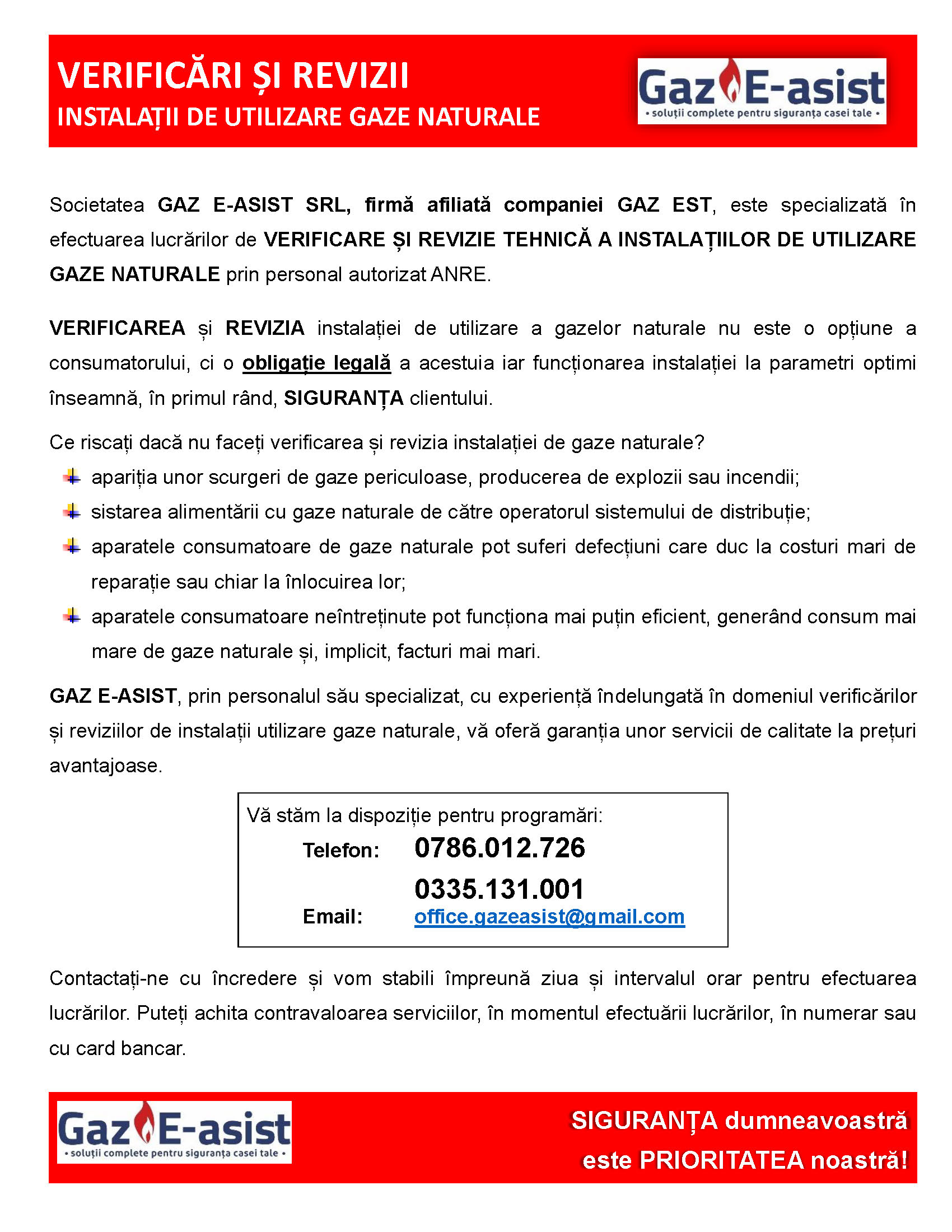 FLYER GAZ E ASIST PRESA MAR 2025