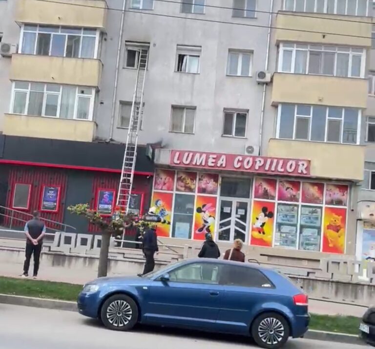 VIDEO Intervenție a pompierilor militari în Vaslui