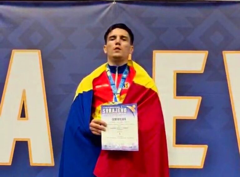 VIDEO Plt. Ionuț Andrei Chiriac, de la ISU Vaslui, este noul campion european la Taekwando! Felicitări, Andrei!