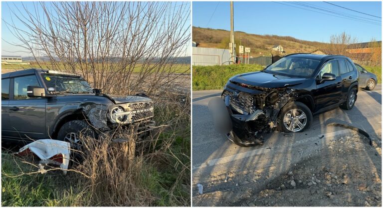 Doi bolizi s-au făcut praf din cauza vitezei, accident la ieșirea din Vaslui