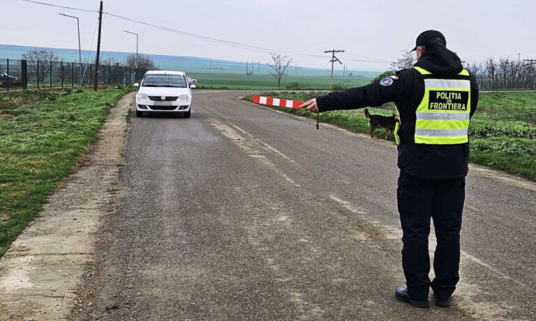 Tânăr, fără permis de conducere, prins de polițiștii de frontieră din Fălciu