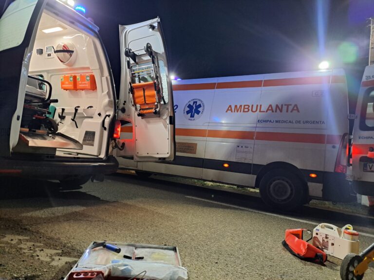 Accident grav la Perieni, un copil a fost călcat de un camion. Copilul, în stare gravă