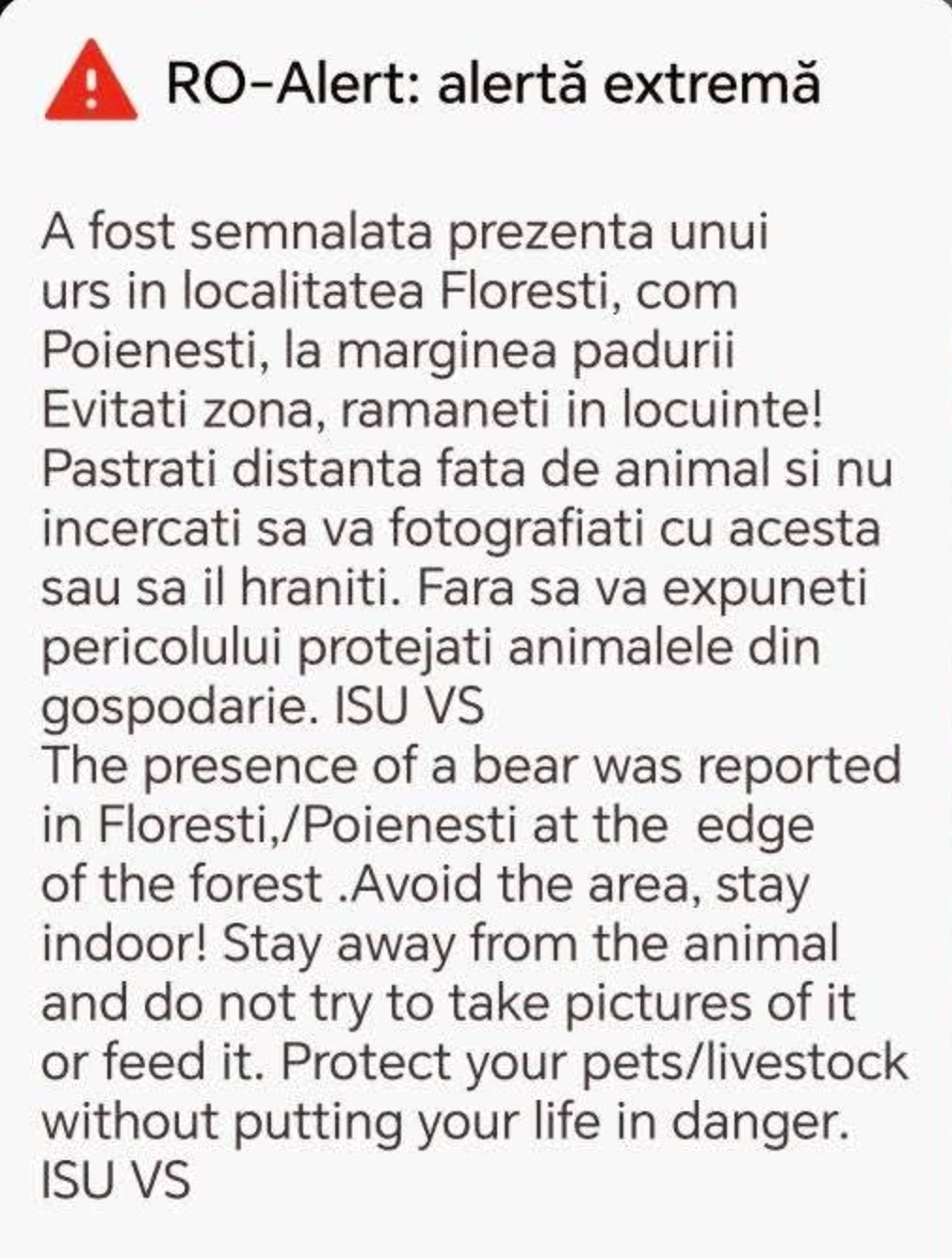 ro alert usr floresti 221