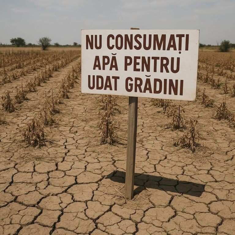 Primarii din mai multe comune vasluiene fac apel la cetățeni: ”Sistemul de alimentare cu apă nu este pentru irigații”