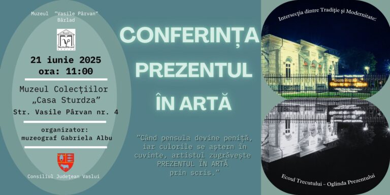 Eveniment cultural de excepție, sâmbătă, 21 iunie, la Bârlad