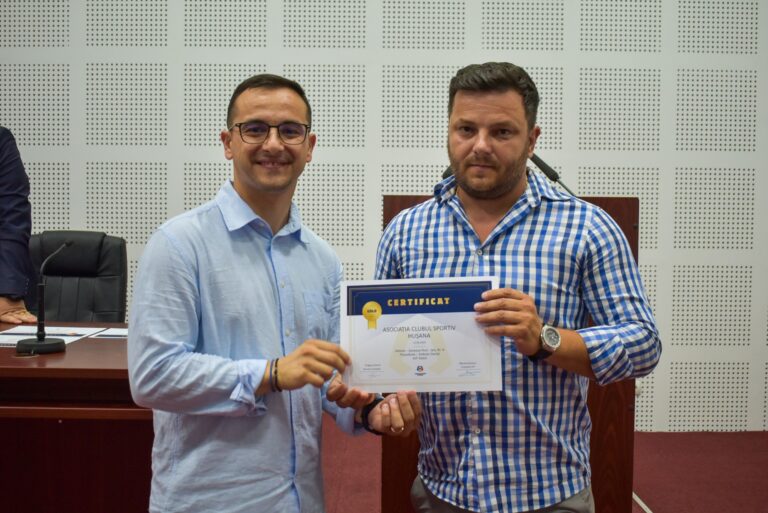 Clubul Sportiv Hușana a primit premiul GOLD, la cluburi de fotbal copii și juniori