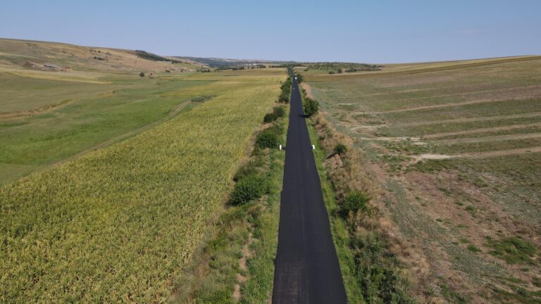 Drumul județean care leagă Murgeniul și Galațiul de centrul județului Vaslui este complet modernizat