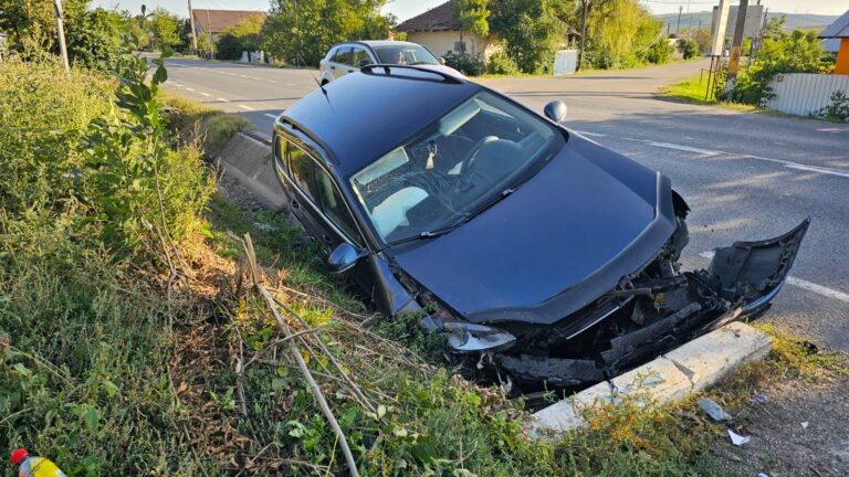 Accident la Muntenii de Jos, copie la indigo cu cel de sâmbătă dimineață