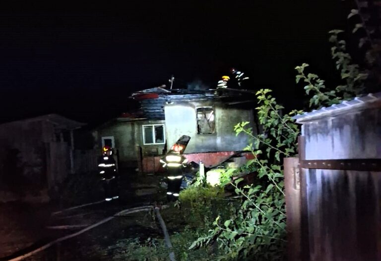 Un bărbat de 39 de ani, din Puiești, a murit într-un incendiu devastator, miercuri dimineață