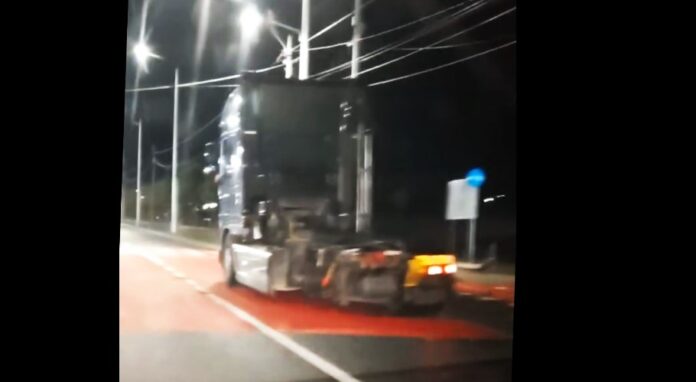 TIR pe trei roti vaslui