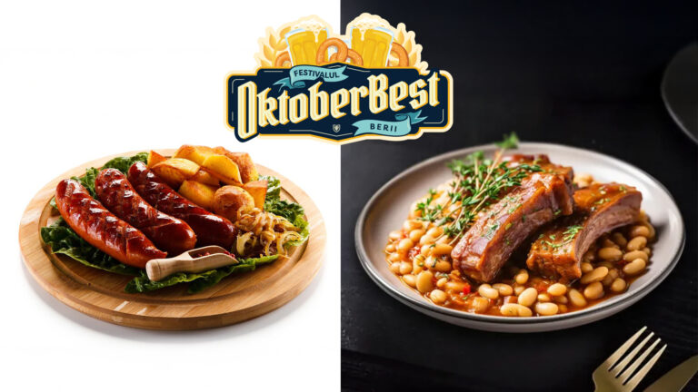 Bunătățile culinare de la OktoberBest Vaslui. Gustul autentic al OktoberFestului bavarez prinde viață la Vaslui!