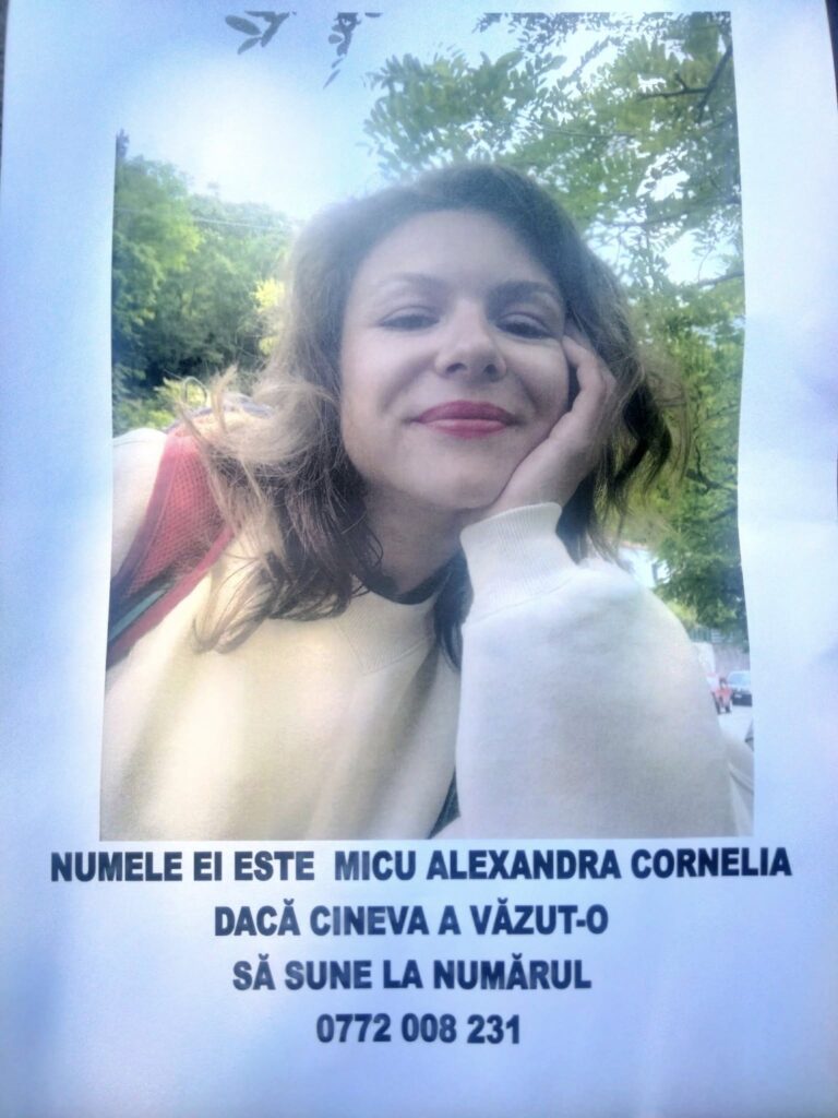 Tânăra din imagine este căutată, a dispărut din zona Gării Bârlad