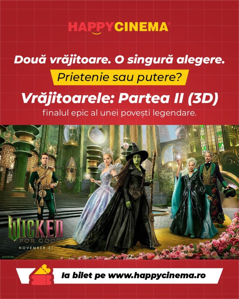 Premieră 3D la Happy Cinema Vaslui: Vrăjitoarele, Partea II