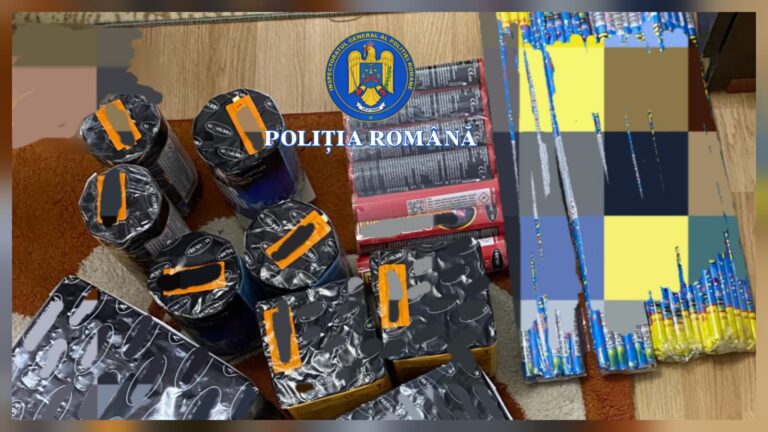 Polițiștii vasluieni vor verifica firmele și persoanele care distribuie artificii de Sărbători