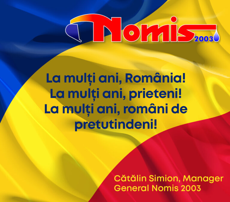 Mesaj Cătălin Simion, Manager General Nomis 2003