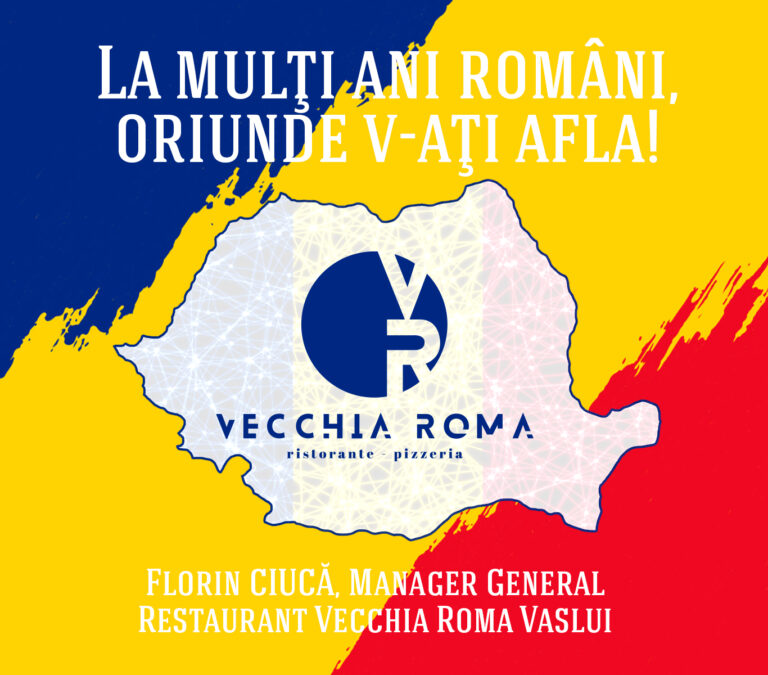 Mesaj Florin Ciucă, Manager General al Restaurantului Vecchia Roma