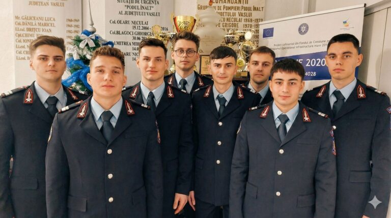 Forțe proaspete în rândul salvatorilor de la ISU Vaslui, de Sărbători. Succes pe noul drum!